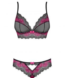 Obsessive Tulia Bra And Panties Set Lingerie Sets