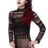 Ladies Gothic Clothing Ocultica Gothic Body Aus Spitze