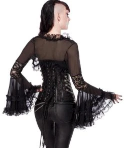 Ocultica Lace Bolero Ladies Gothic Clothing