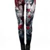 Ocultica Skeleton Rose Leggings