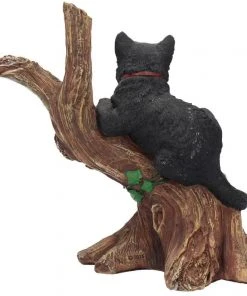 Nemesis Now All Homeware Onyx Cat In Tree Figurine