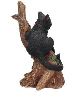 Nemesis Now All Homeware Onyx Cat In Tree Figurine