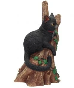 Nemesis Now All Homeware Onyx Cat In Tree Figurine
