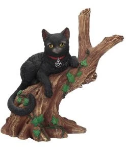 Nemesis Now All Homeware Onyx Cat In Tree Figurine