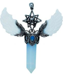 Alternative Gifts Opalite Wing Pendant