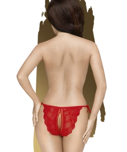 Penthouse Too Hot To Be Real Panties Red
