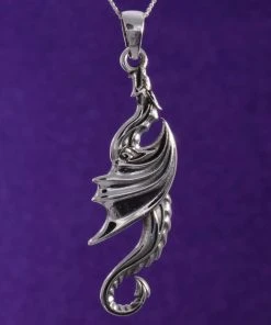 Seventh Sense Dragon Pendant Silver