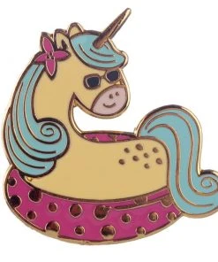 Puckator Vacation Vibes Unicorn Enamel Pin Badge