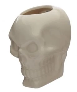 Puckator Ceramic Skull Garden Wall Planter