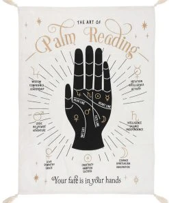 Something Different Palm Reading Wall Tapestry Small Witchy Homeware