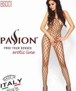 Passion Lingerie Bodystockings Passion BS001 Bodystocking Black
