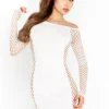 Passion Lingerie Passion BS025 Mesh Dress White