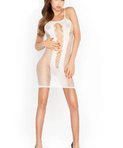 Passion Lingerie Passion BS027 Mesh Dress White