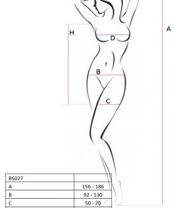 Passion Lingerie Body, Bodysuits, Teddies Passion BS027 Mesh Dress Red