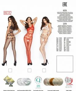 Passion Lingerie Passion BS032 Bodystocking Black Bodystockings