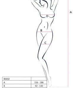 Passion Lingerie Passion BS032 Bodystocking White