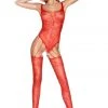 Passion Lingerie Passion BS034 Bodystocking Red