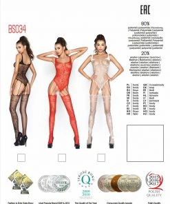 Passion Lingerie Bodystockings Passion BS034 Bodystocking Black