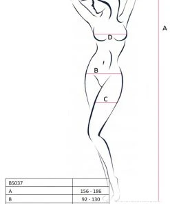 Passion Lingerie Bodystockings Passion BS037 Bodystocking White 11 Passion Lingerie Bodystockings Passion BS037 Bodystocking White