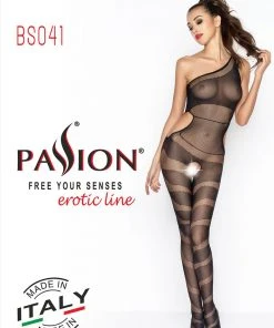 Passion Lingerie Bodystockings Passion BS041 Bodystocking Black