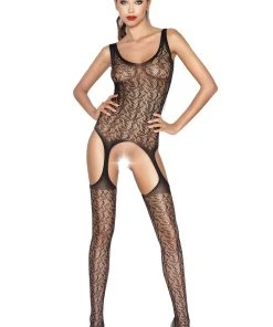 Passion Lingerie Passion BS043 Bodystocking Black
