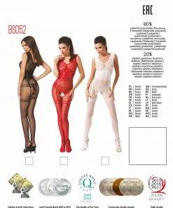 Passion Lingerie Passion BS052 Bodystocking Black Bodystockings