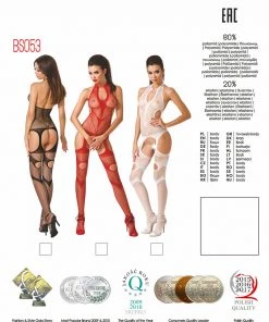 Passion Lingerie Passion BS053 Bodystocking Black