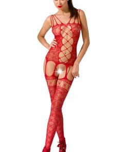Passion Lingerie Passion BS054 Bodystocking Red