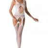 Passion Lingerie Passion BS057 Bodystocking White