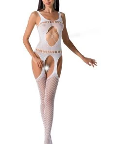 Passion Lingerie Passion BS057 Bodystocking White