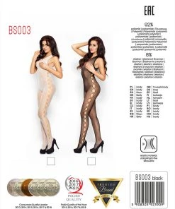 Passion Lingerie Bodystockings Passion BS003 Bodystocking White