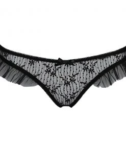 Passion Lingerie Panties And Bras Passion Donia Thong Black