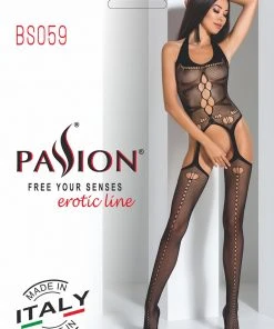 Passion Lingerie Passion Bodystocking BS059 Black
