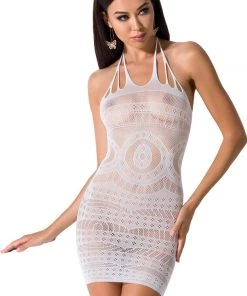 Passion Lingerie Passion Bodystocking Dress BS063 White