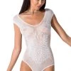 Passion Lingerie Passion Body BS064 White Body, Bodysuits, Teddies 1 Passion Lingerie Passion Body BS064 White Body, Bodysuits, Teddies