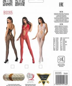 Passion Lingerie Passion Bodystocking BS065 White Bodystockings