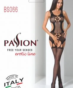 Passion Lingerie Bodystockings Passion Bodystocking BS066 White