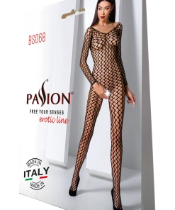 Passion Lingerie Passion Bodystocking BS068 Black