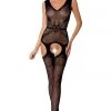 Passion Lingerie Passion Bodystocking BS062 Black Bodystockings