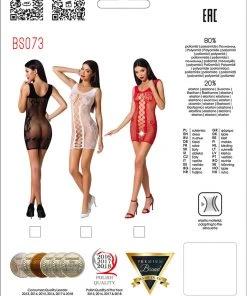 Passion Lingerie Passion Bodystocking BS073 Red