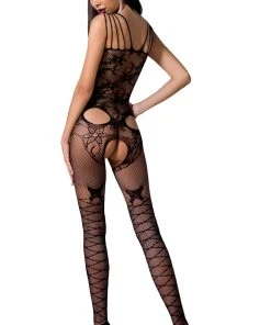 Passion Lingerie Passion Bodystocking BS076 Black Bodystockings