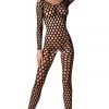 Passion Lingerie Passion Bodystocking BS077 Black