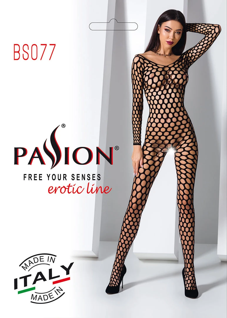 Passion Lingerie Passion Bodystocking BS077 Black 9 Passion Lingerie Passion Bodystocking BS077 Black