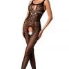 Passion Lingerie Bodystockings Passion Bodystocking BS078 Black