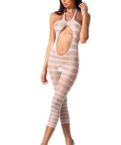 Passion Lingerie Bodystockings Passion Bodystocking BS081 White