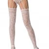 Stockings And Holdups Passion Lingerie S003 Stockings White