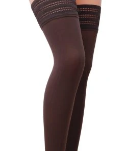 Passion Lingerie Passion Moka Brown Stockings ST006 80 Den
