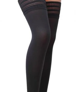 Passion Lingerie Passion Graphite Stockings ST006 80 Den