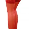 Passion Lingerie Stockings And Holdups Passion Roso Red Hold-Ups ST022