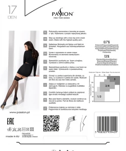 Passion Lingerie Stockings And Holdups Passion Nero Black Hold-Ups ST022